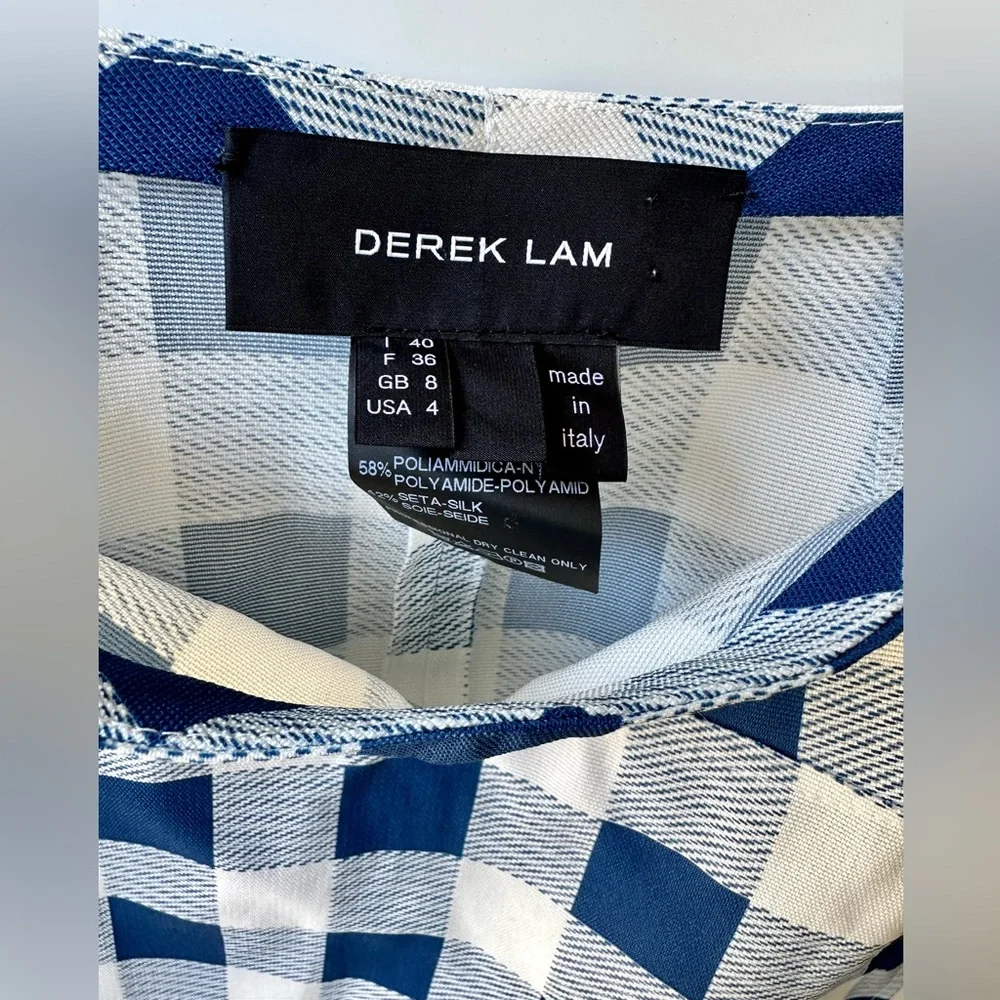 DEREK LAM Gingham Skirt, size 4